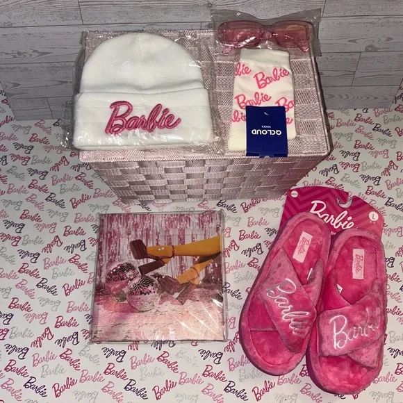 Barbie 16pc Pink Collection with Slippers, Sunglasses, IPhone Accessories & more - Picture 5 of 5